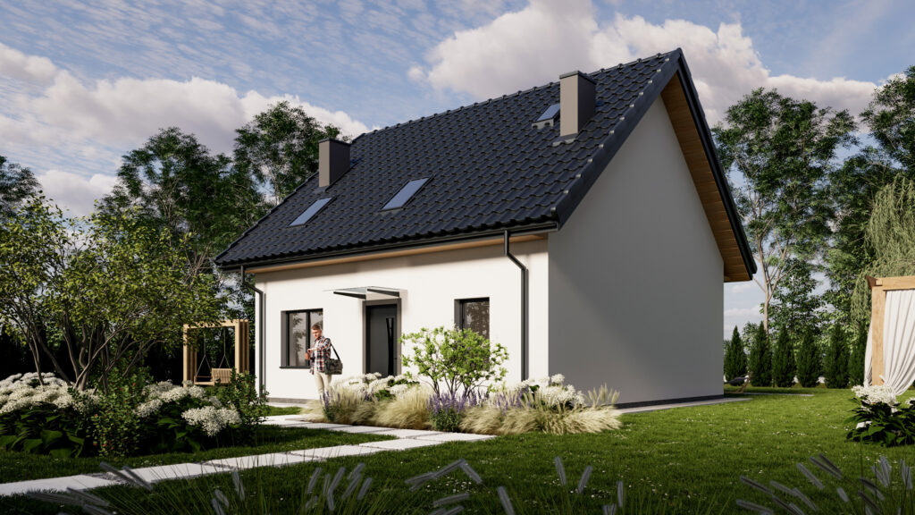 Wizualizacja domu piętrowego - nasze domy